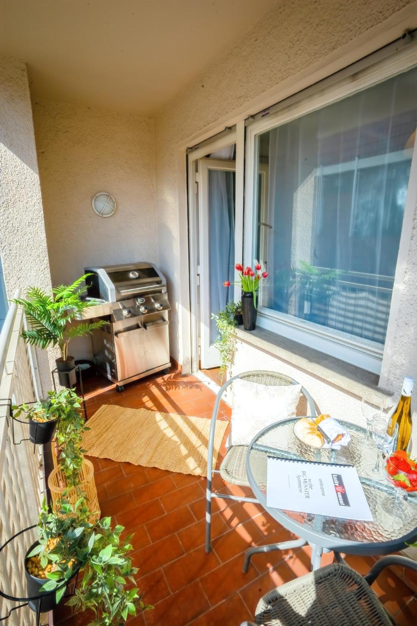 The Big Muenster Fuer Bis Zu 12, Whirlpool, Sauna, Zentral, Tischfussball, Balkon, Gasgrill Ουλμ Εξωτερικό φωτογραφία