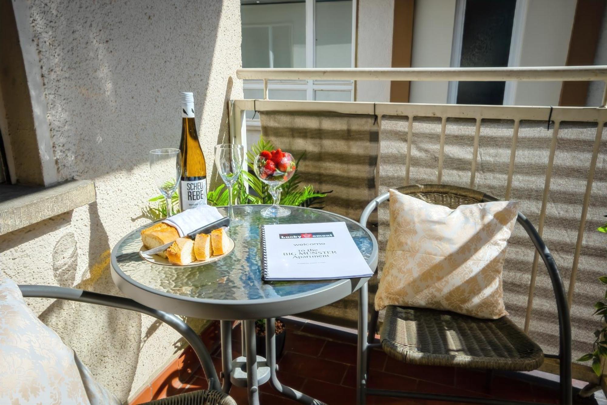 The Big Muenster Fuer Bis Zu 12, Whirlpool, Sauna, Zentral, Tischfussball, Balkon, Gasgrill Ουλμ Εξωτερικό φωτογραφία